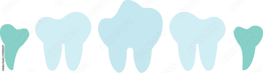 Illustration of Dog Teeth Dental Anatomy of Molar, Canine, and Premolar Illustration of Dog Teeth Dental Anatomy of Molar, Canine, and Premolar