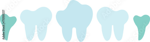 Illustration of Dog Teeth Dental Anatomy of Molar, Canine, and  Premolar