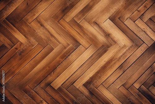 Sepia oak wooden floor background.  © Michael