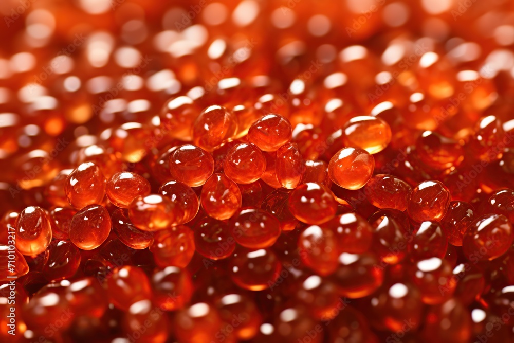 Fresh red caviar background Fresh red caviar background