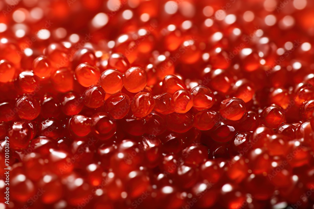 Fresh red caviar background Fresh red caviar background