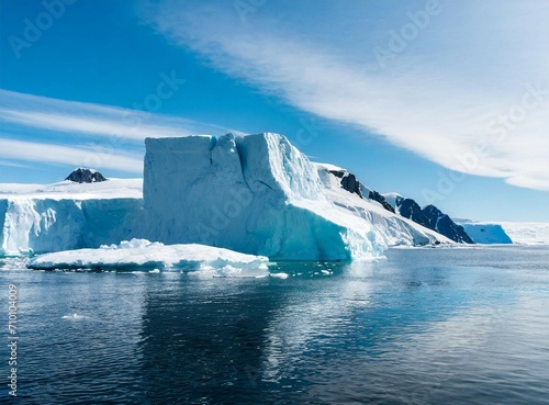 Iceberg on the Arctic sea