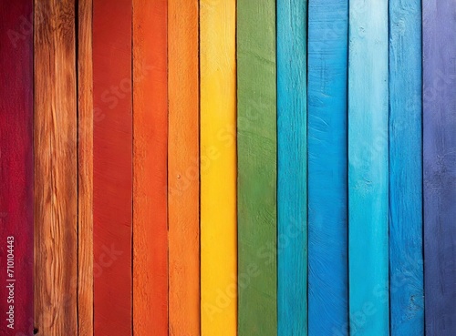 Colorful wooden background. LGBT community concept.