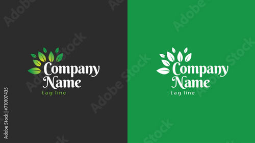 Organic company logo templates.  Bio, Ecology, Organic Logos and Badges, Label., bio and healthy food. 
