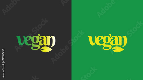 Vegan food diet icon. Bio, Ecology, Organic Logos and Badges, Label., bio and healthy food. 