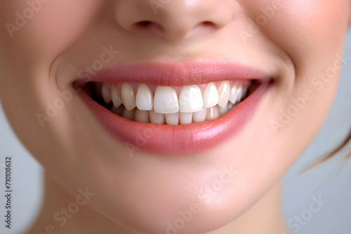 Strahlendes L  cheln der Gesundheit  Ein Bild von strahlend wei  en Z  hnen vermittelt das Konzept der optimalen Zahngesundheit und   sthetischen Zahn  sthetik