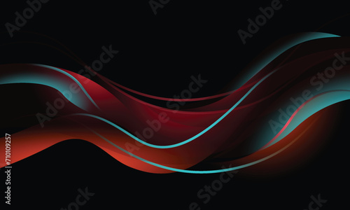 Abstract background colorful glowing wave luxury liquid texture wallpaper design
