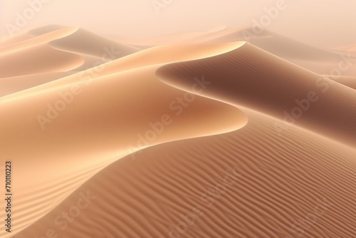 sand twirling pattern on desert sand dunes © darshika