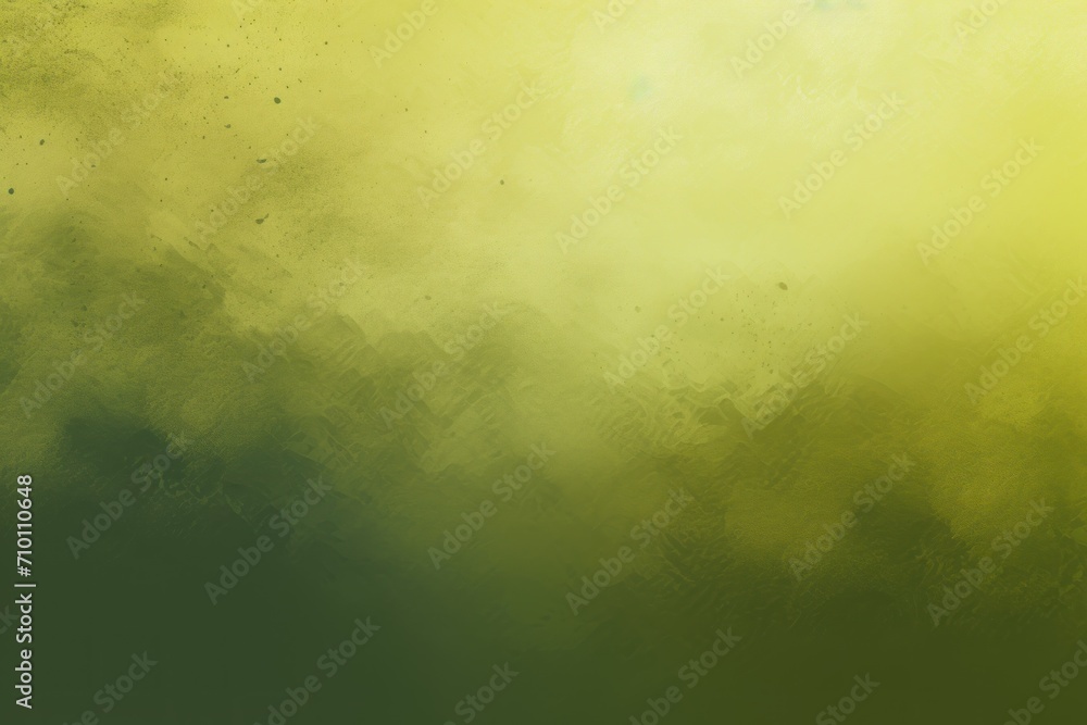Olive retro gradient background with grain texture