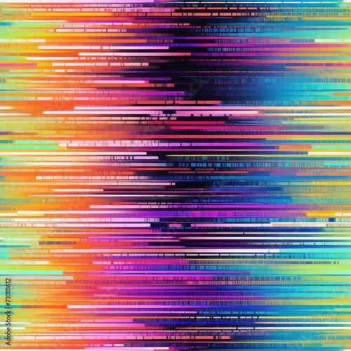 Abstract digital glitch effect, seamless tile pattern