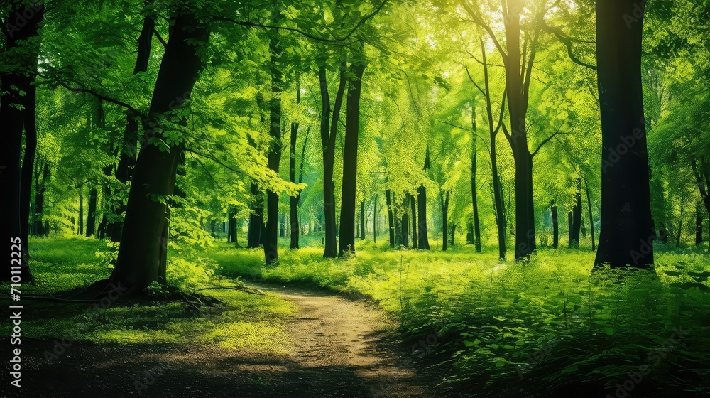 Naklejka premium grass color green background illustration leaves trees, eco friendly, sustainability growth grass color green background