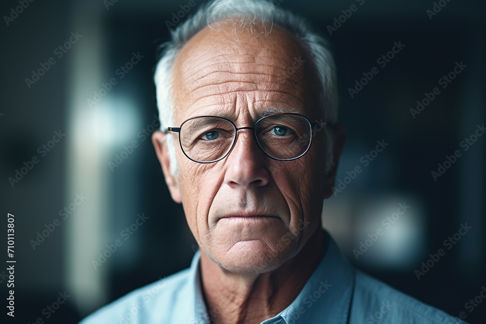 Beautiful mature man wearing eyeglasses Beautiful mature man wearing eyeglasses