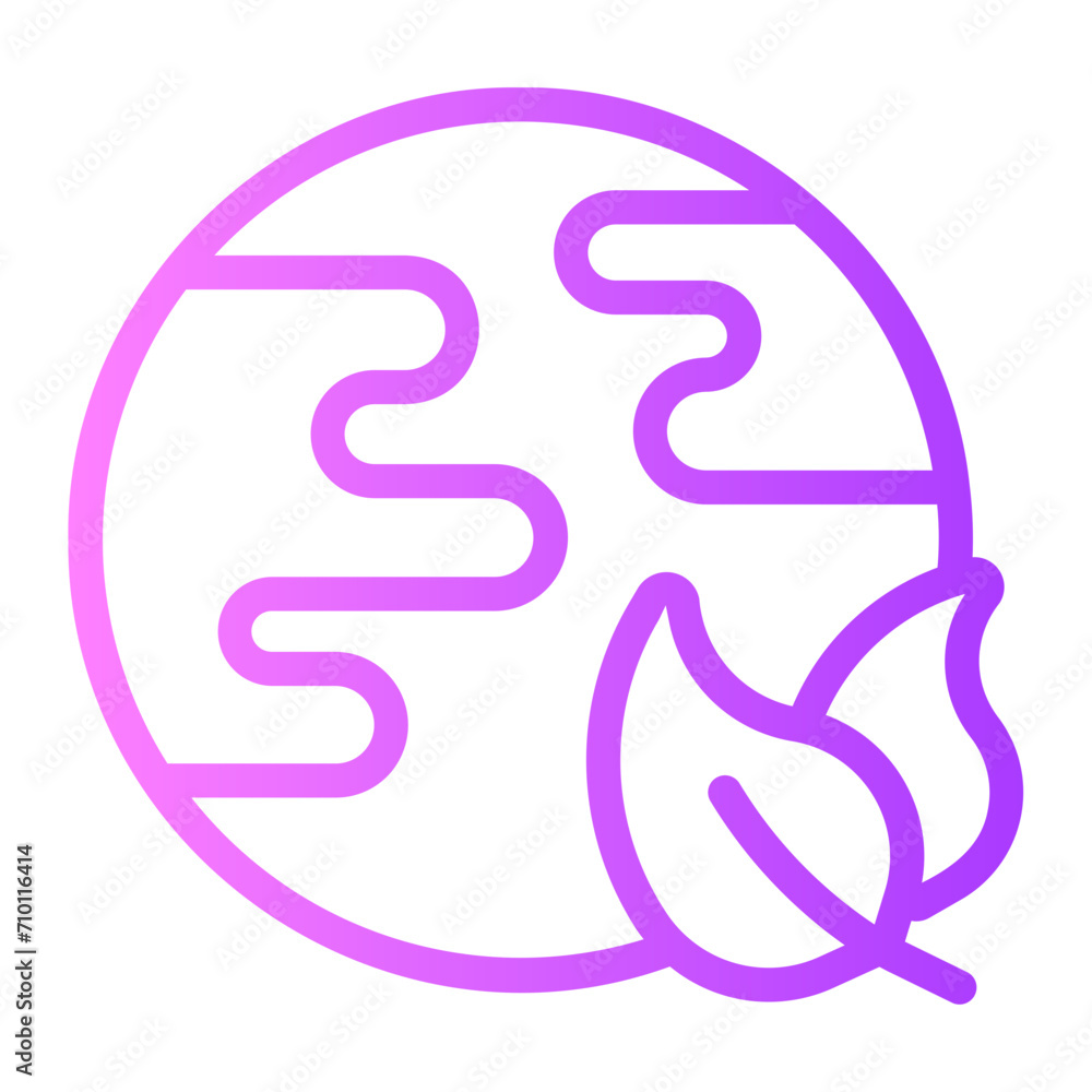 eco friendly gradient icon eco friendly gradient icon