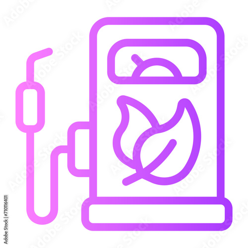 biofuel gradient icon