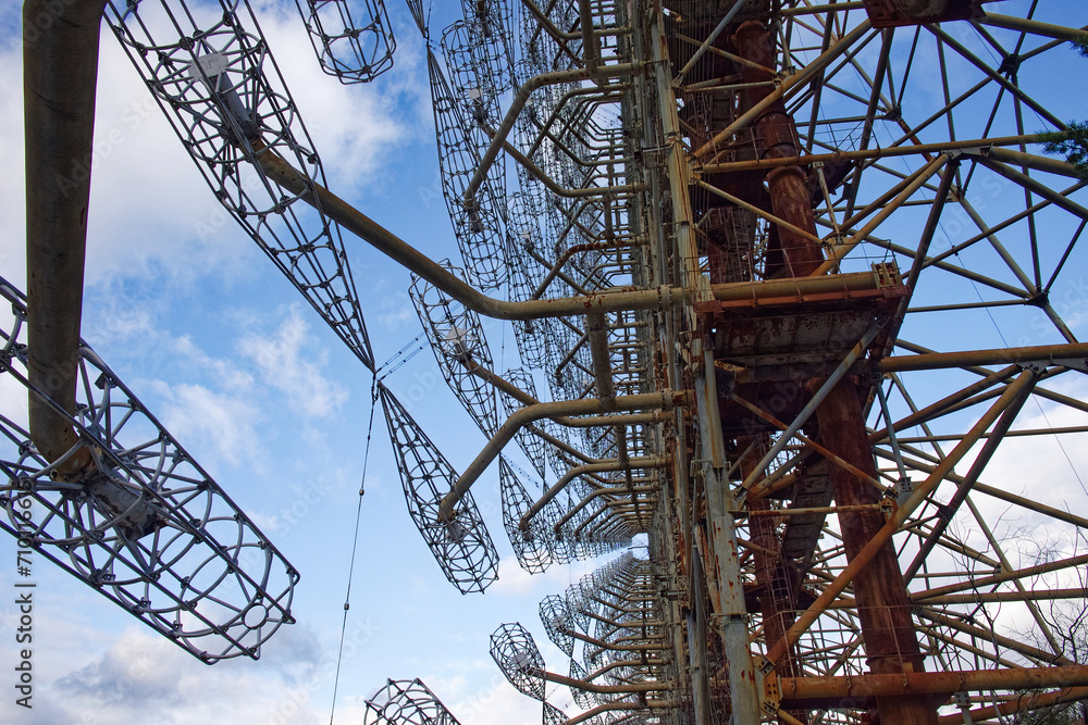 Is 11:15 Rusting An array of tall, rusting structures with intricate wiring. Duga is a ...
