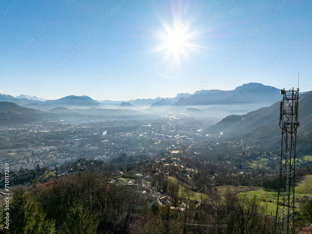 Pollution sur la ville de Grenoble Grenoble