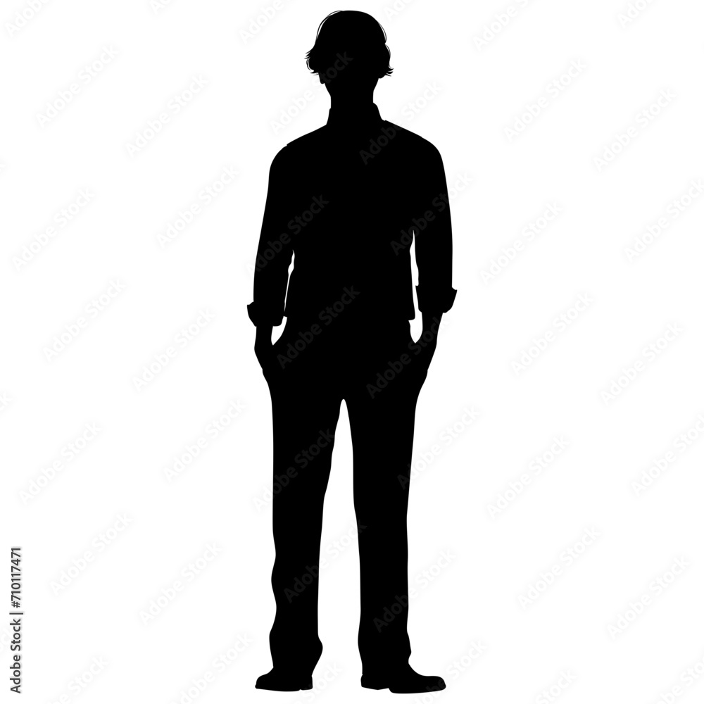 silhouette of businessman silhouette of businessman