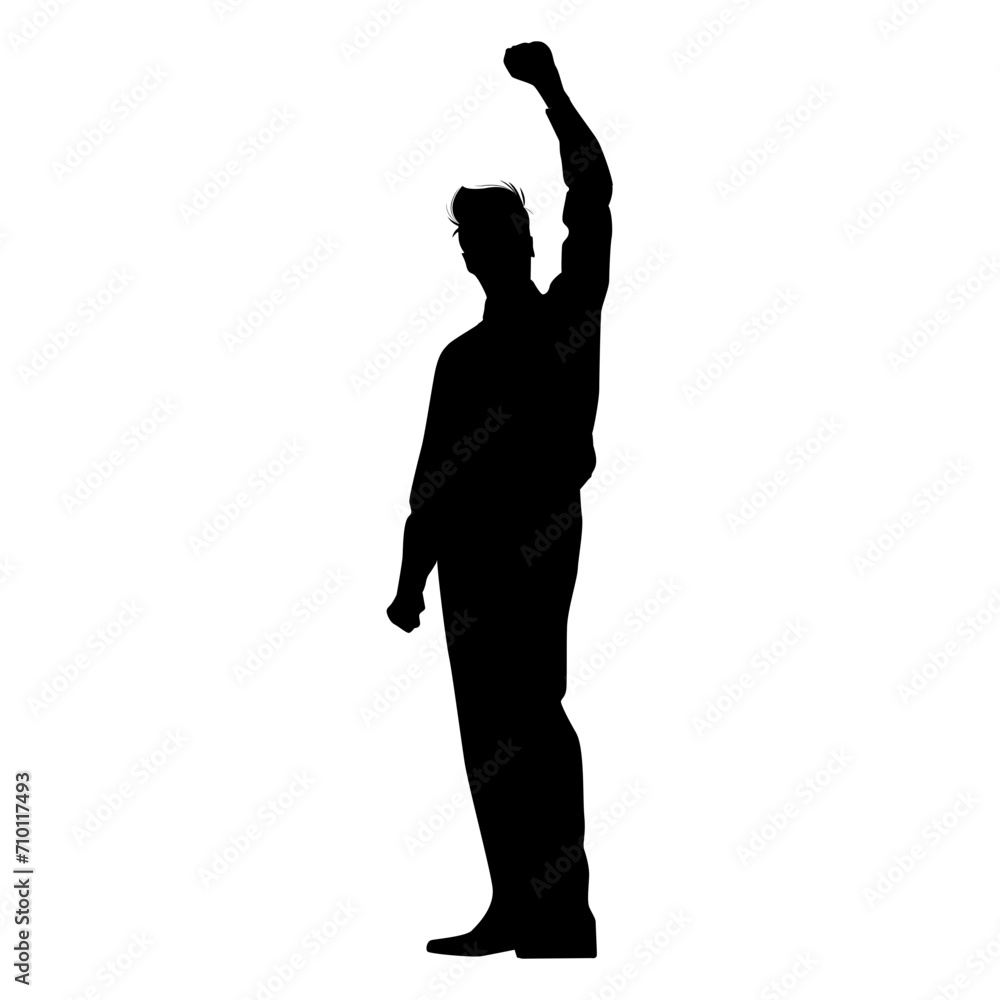 silhouette of businessman silhouette of businessman