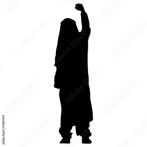 silhouette of businessman