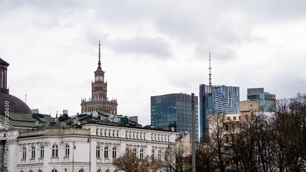 Warsaw Downtown Skyline - Stock photo