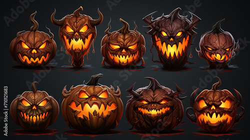dark fantasy pumpkins