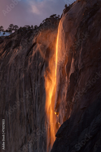 Yosemite Firefall at Horsetail Fall