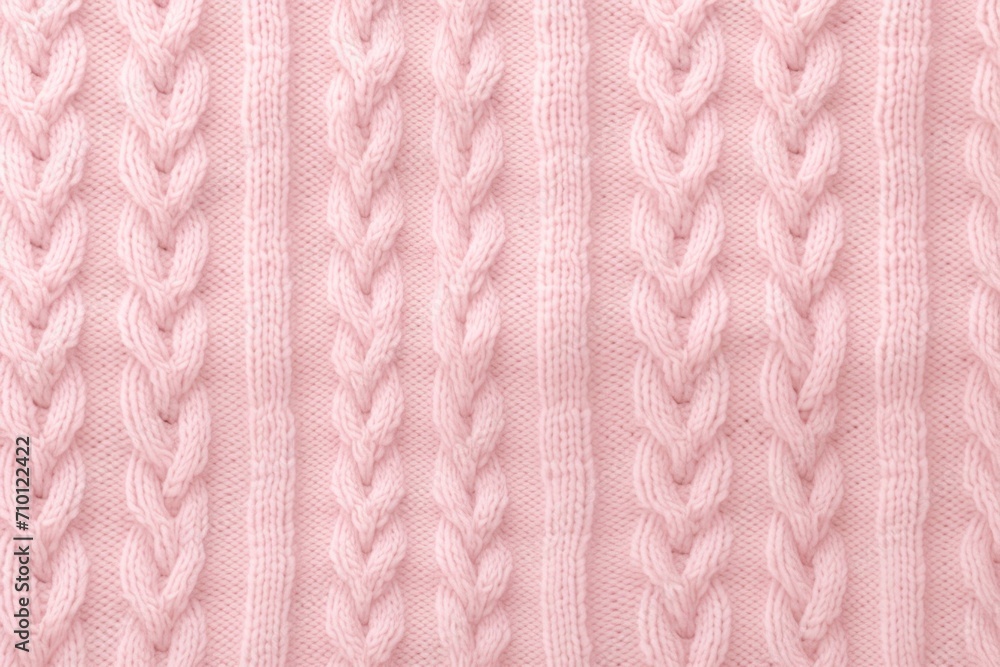 Cozy and comforting seamless pattern featuring a warm and inviting knit sweater texture in a soft pink color