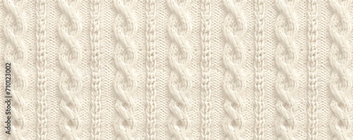 Cozy and comforting seamless pattern featuring a warm and inviting knit sweater texture in a soft ivory color