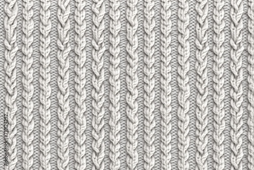 Cozy and comforting seamless pattern featuring a warm and inviting knit sweater texture in a soft silver color photo