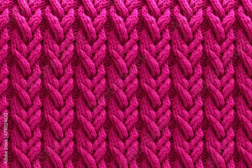 Cozy and comforting seamless pattern featuring a warm and inviting knit sweater texture in a soft fuchsia color © Lenhard