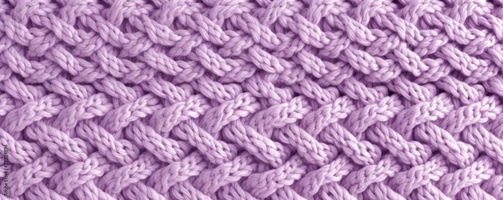 Cozy and comforting seamless pattern featuring a warm and inviting knit sweater texture in a soft orchid color