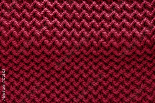 Cozy and comforting seamless pattern featuring a warm and inviting knit sweater texture in a soft ruby color