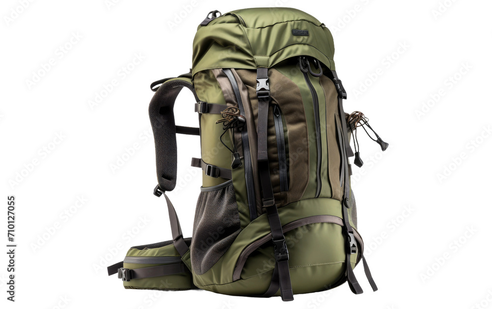 Expedition Backpack isolated on transparent Background