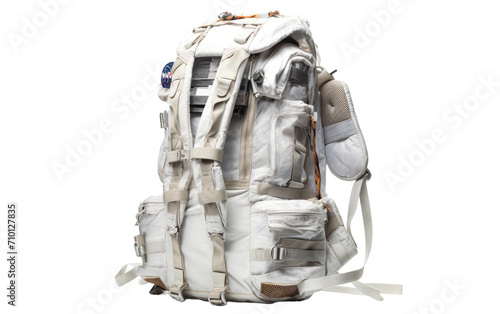 Spacewalking Astronauts with Backpacks isolated on transparent Background