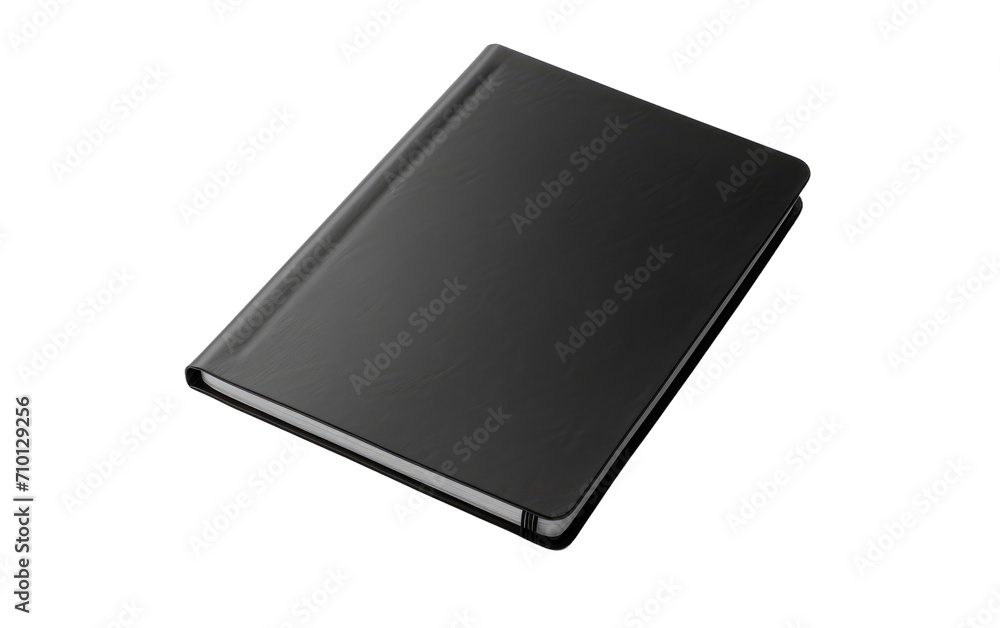 Dark Notepad isolated on transparent Background Dark Notepad isolated on transparent Background