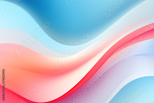 Abstract gradient fluid paper style background illustration