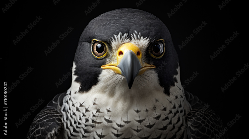 Detailed close-up shot of bird of prey. This image captures intricate details of bird's feathers and sharp beak. Perfect for nature enthusiasts and wildlife publications. Detailed close-up shot of bird of prey. This image captures intricate details of bird's feathers and sharp beak. Perfect for nature enthusiasts and wildlife publications.