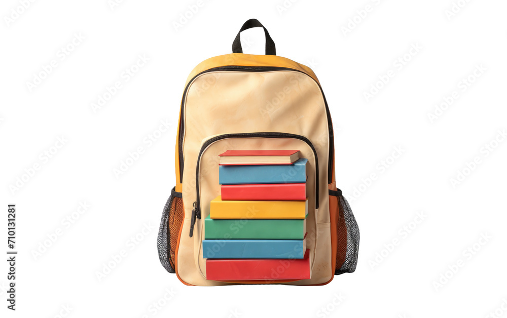 Scholarly Book Bag isolated on transparent Background Scholarly Book Bag isolated on transparent Background