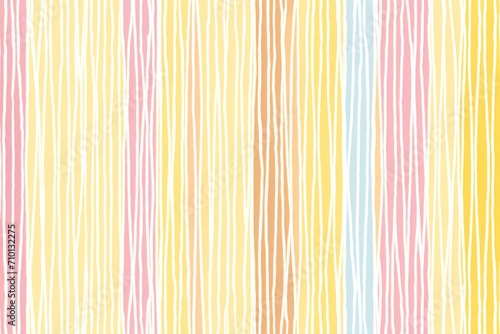 Background seamless playful hand drawn light pastel wheat pin stripe fabric pattern