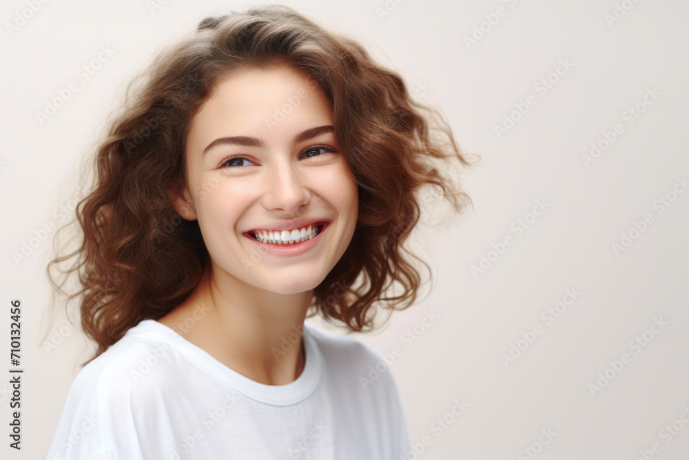 Woman holding toothbrush in her mouth. Perfect for dental hygiene or personal care concepts. Woman holding toothbrush in her mouth. Perfect for dental hygiene or personal care concepts.