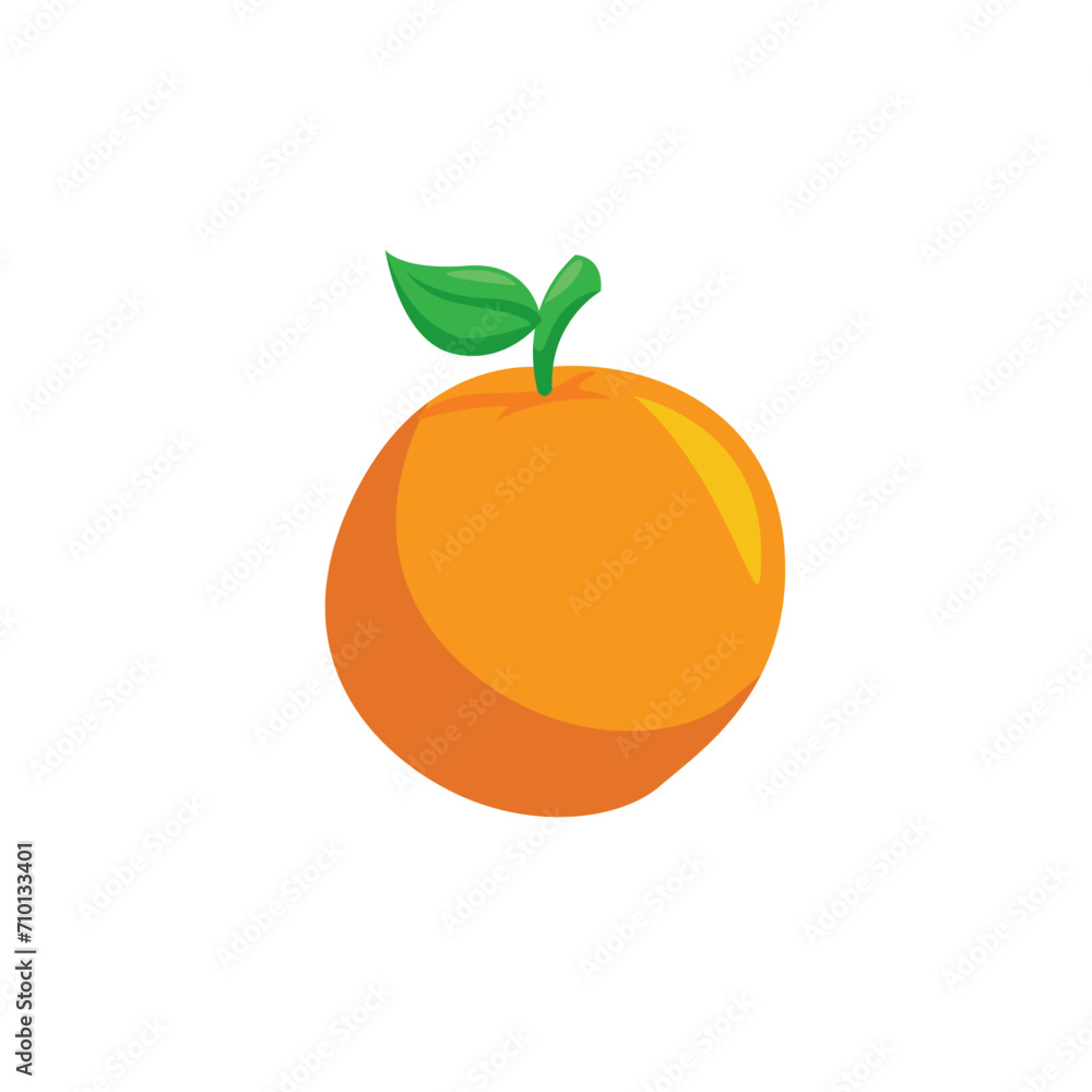 Orange Fruit Isolated Vector Orange Fruit Isolated Vector