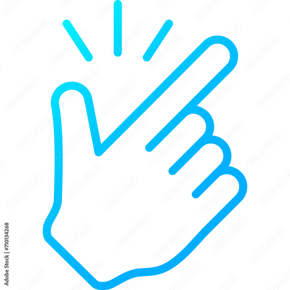 Icon Fabric Properties blue Color gradient - easy to use Icon Fabric Properties blue Color gradient - easy to use