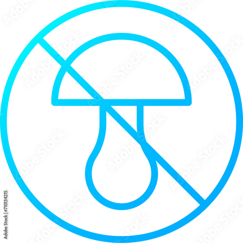 Icon Fabric Properties blue Color gradient - against fungus	