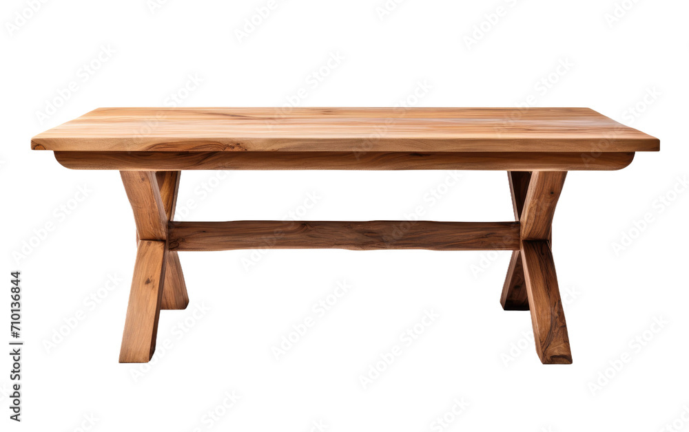 Wooden Dining Table Creation isolated on transparent Background Wooden Dining Table Creation isolated on transparent Background