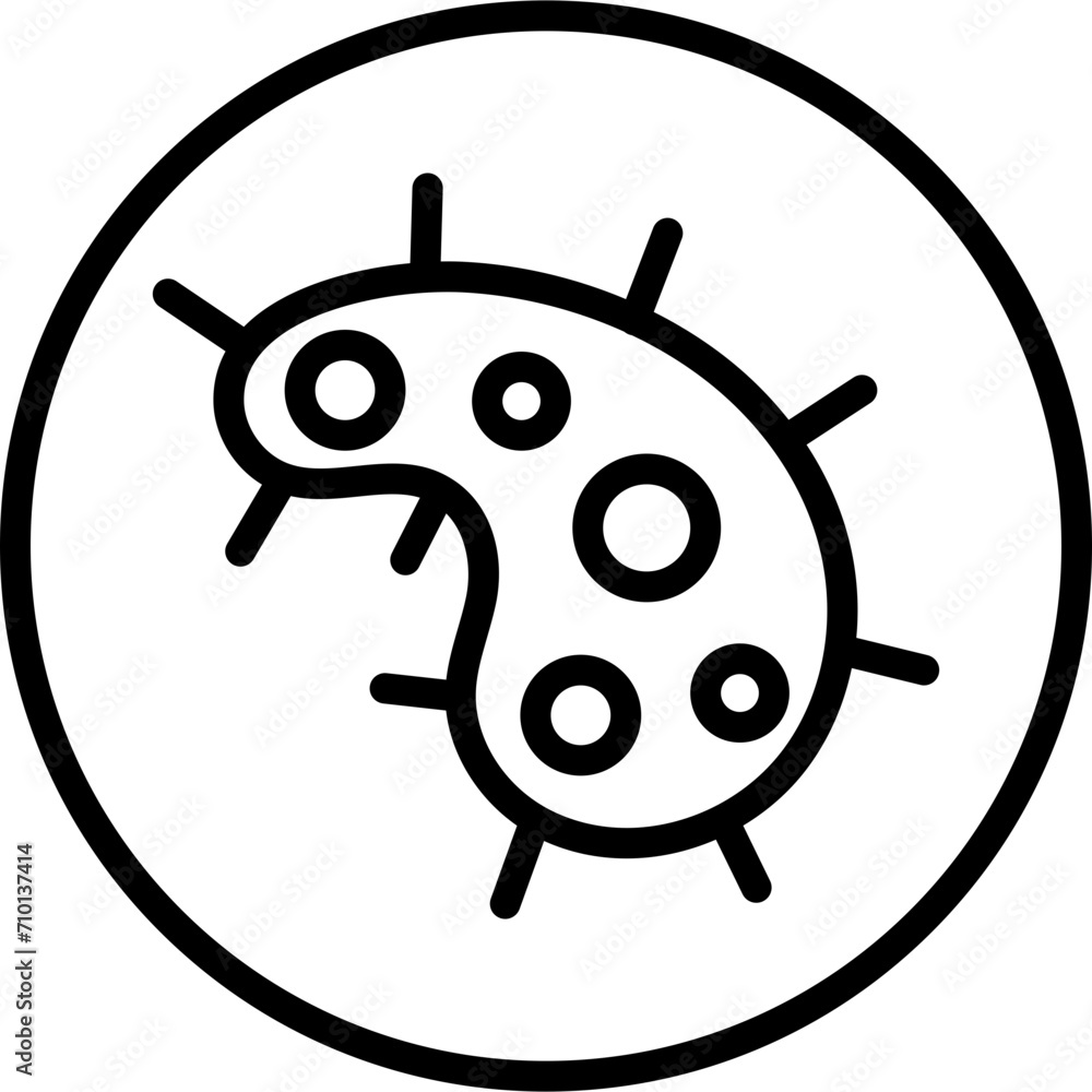 Icon Fabric Properties black - bacteria Icon Fabric Properties black - bacteria
