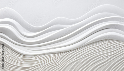 Smooth flowing wave pattern in modern abstract design generated by AI