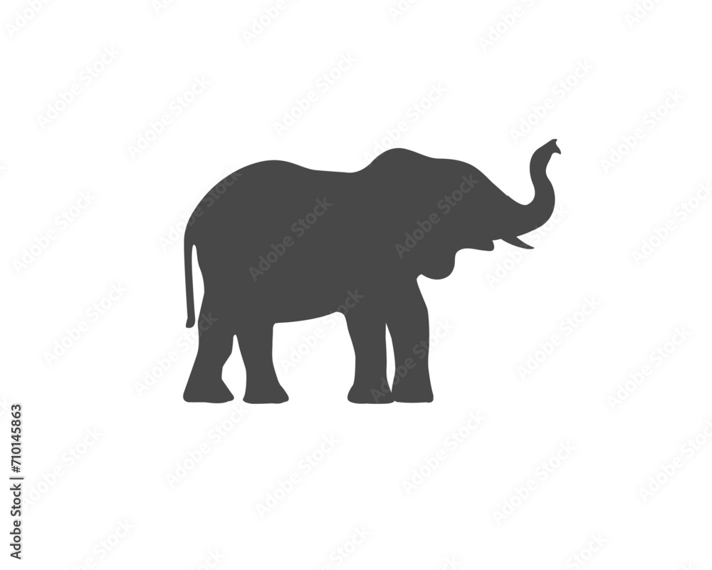 Obraz premium elephant vector hand drawn