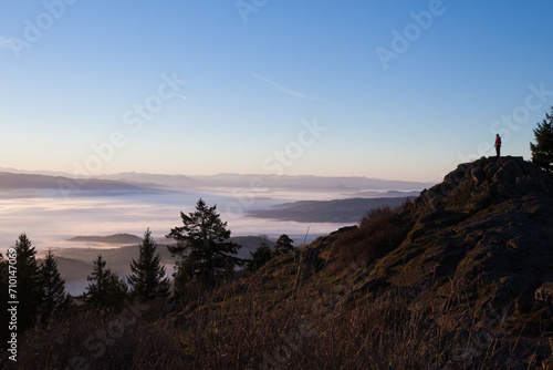 Spencer Butte mountain summit view