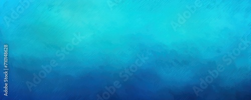 Azure retro gradient background with grain texture