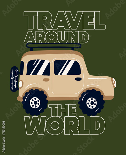 Explorer car and travel around the world (ID: 710150003)